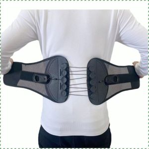 Lumbar Belt One Pull to Tighten Lumbar Spine Adjuster Lightweight and Breathable Material Durable