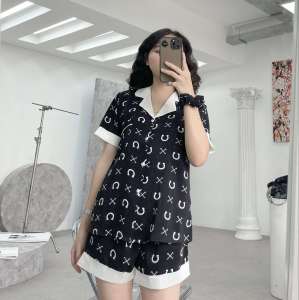 Bộ đồ ngủ nữ pijama mặc nhà cộc tay chất lụa mango đồ bộ mặc nhà họa tiết cute dễ thương