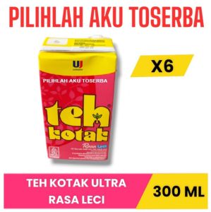 TEH KOTAK ULTRA RASA LECI 300 ml - ( HARGA 6 PCS )
