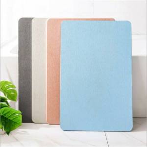 พรมหินเช็ดเท้าญี่ปุ่น ขนาด39x60cm. ซับน้ำดีที่สุด มี7สีให้เลือก #พรมหิน