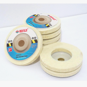 10PCSMata Gerinda Poles Stainless Steel Besi Wol Polish Polisher 4inch
