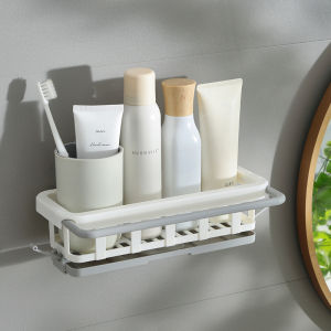 Kitchen Sink Sponge Storage Rack Towel Soap Brush Storage Rack Drainage Rack Wall Mounted Shelf Multi-functional Rack