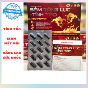 Viên uống Sâm Tăng Lực Tỉnh Táo giảm mệt mỏi Ngày dùng 1 viên Hộp 30 viên