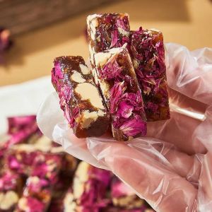 【健康新品】500g玫瑰黑芝麻核桃糕红枣枸杞软糕孕妇营养糕 健康补血补气 Rose black sesame walnut nutritious soft cake