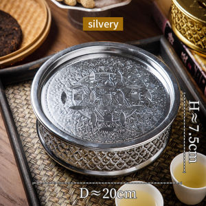 ชุดกาน้ำ อย่างดี ยี่ห้อ จรเข้ อลูมิเนียมลายไทย วินเทจ มีถ้วยชาพร้อม ชุดชา ชุดชงชา ชุดชาอลูมิเนียน ชุดของขวัญ