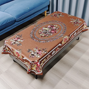Taplak Meja Tamu Mewah Premium 90x150cm/Taplak Meja 3D Tebal Waterproof Motif Bunga Anti Air Kualitas Import / Taplak Meja Bahan PVC/Taplak Meja Motif / Taplak Meja Anti Minyak Air / Taplak Meja Ruang Tamu