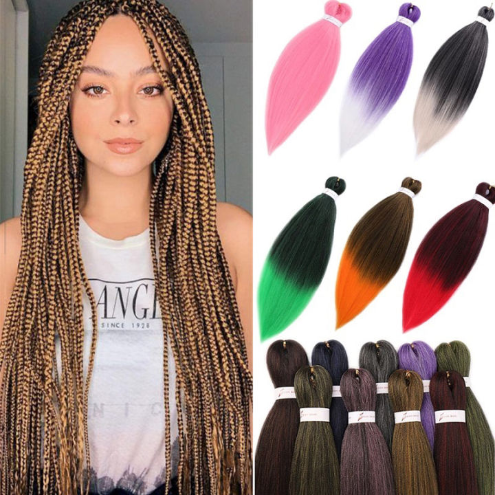 Braiding Hair Pre Stretched Ez Braid Hair 20Inch Synthetic Braiding