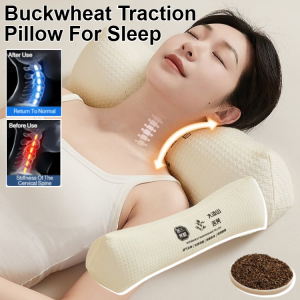 หมอนรองคอบัควีท หมอนรองคอ ช่วยให้นอนหลับ หมอนรองคอแบบออร์โธปิดิกส์ หมอนรองคอ หมอนหนุน หมอนสำหรับนอนหลับในบ้าน