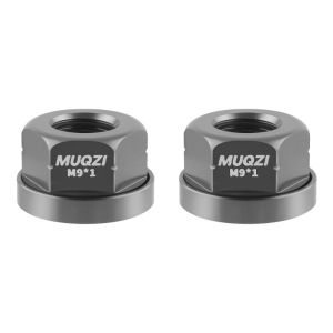 DANGSTORA 2pcs Aluminum Alloy Bicycle Hub Nut High Strength M9/M10/M103/8 Rear Axle Screw Colorful Anodizing Bike Accessories Rear Axle
