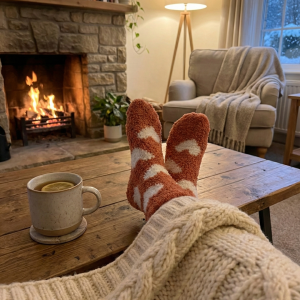 Velarae Warm Amber Socks — For the days you’re finding strength again.