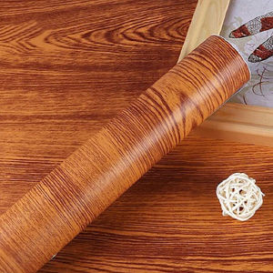 wood wallpaper with gorgeous style with size 10 meters b y 45 cm good for kitchen living room. bedroom dining room etc.  wall decor waterproof stickers wall paper
