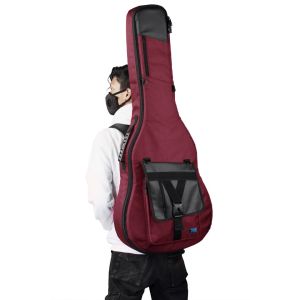 Zorc Official - Max Maroon | Gigbag | Tas Gitar Akustik Jumbo All Size