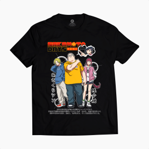 Kaos Taro Sakamoto Team 001 Baju Anime katun 24s Jepang T-Shirt Anime Manga