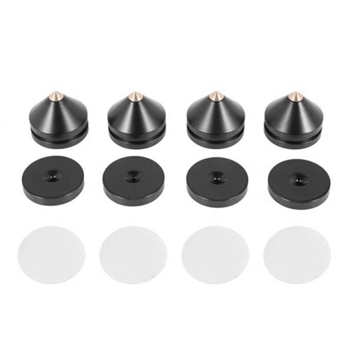 4Set Hifi Audio Foot Spikes Cone Floor Foot Nail Aluminum Alloy Speaker ...