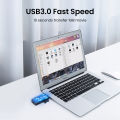 UGREEN SD Card Reader USB 3.0 High Speed CF Memory Card Adapter Support 512G for UDMA 7 Compact Flash,UHS-I SDXC/SDHC/Micro SD/Micro SDXC/Micro SDHC,Memory Stick,MMC for Windows,Mac OS,Linux,Read 4 Cards At Once. 