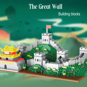 The Great Wall Building Blocks Kits One of the seven wonders of the world Education STEM Toys，toys for kids 6 8 9 10 12 16 Years Old