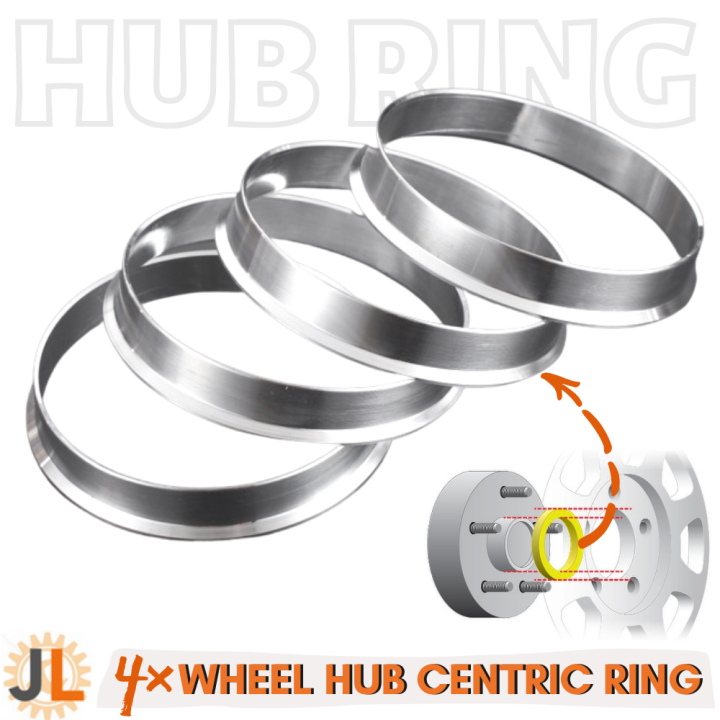 4 Pcs Hub Centric Rings 64.1mm To 66.45mm - Aluminum Alloy Wheel Hub Adapters For 4 Pcs Hub Centric Rings 64.1mm To 66.45mm - Aluminum Alloy Wheel Hub Adapters For