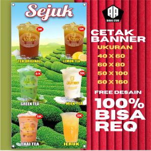 Cetak Banner Cetak Spanduk MINUMAN SEJUK BISA REQUEST