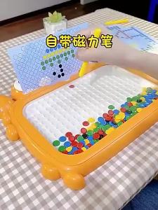 Magnetic Drawing Board for Toddlers Montessori Educational Sensory Toys Magnetic Dot Art Boards Kids