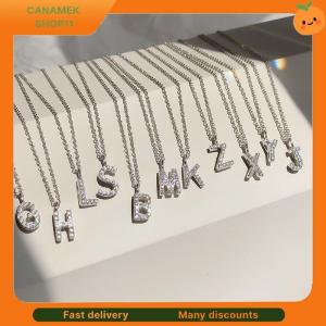 ❣️❣️❣️ Fashion Shining A-Z Letter Pendant Charm Necklace 26 Initial Alphabet Name Clavicle Chain Party Jewelry Gift
