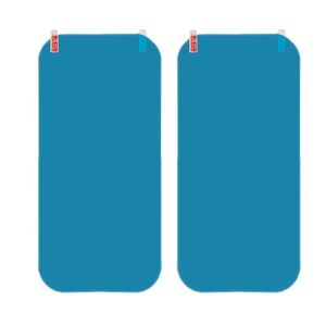 2PCS 350x160mm Truck Rearview Mirror Rainproof Film Car View Mirror Anti-Fog Film Protective Sticker