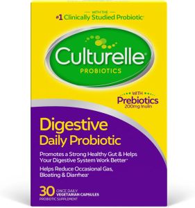 Culturelle Digestive Daily Probiotic Supplement Capsules or Chewables
