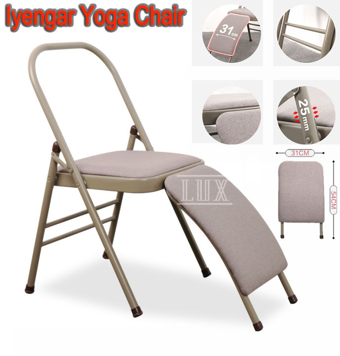 Iyengar Yoga Chair Foldable Chair Multipurpose Yoga Auxiliary Chair