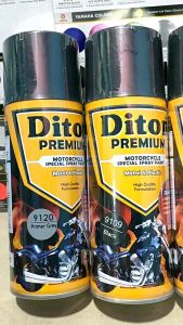Pilok Cat Diton Premium Paket Komplit 4 Kaleng 400cc Laser Red XP9405 9405 Primer Grey Epoxy 9120 Black 9109 Clear Glossy 9128 Xirallic Xiralic Merah Pilox Cat Semprot Paketan Lengkap