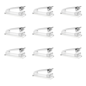 10 cái kẹp cáp dụng cụ giữ dây chủ quản lý cáp dây sạc kẹp giữ cho bàn văn phòng nhà cửa Phụ Kiện Xe Hơi