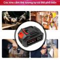 Pin PINSEN 21V Makita 5 cell (10000mAh) dung lượng cao, giá tuyệt vời, tương thích với các chân cắm 4cm. 