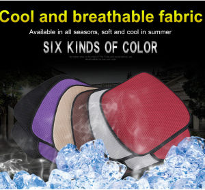 🔥 Summer Ventilation Ice Silk Three-Piece Car Seat Cushion & Seat Cushion - No Backrest Seat Cover Easy Storage Lightweight Silicone Base Wear-Resistant Adhesive Cool