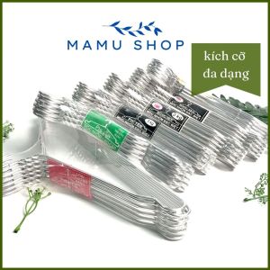 Móc quần áo treo đồ người lớn nhôm đủ kích thước dày mỏng M09 - 10 móc Mamu shop
