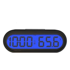Multifunctional Clock Dashboard Mounted Backlight Clock with Time Date Temperature Display Mini Electronic Auto Clocks