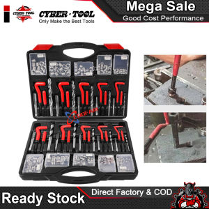 261Pcs Car Engine Block Restoring Damaged Thread Repair Tool Kit Tap Die Kit Combination Remove Broken Screws Bolts DIY