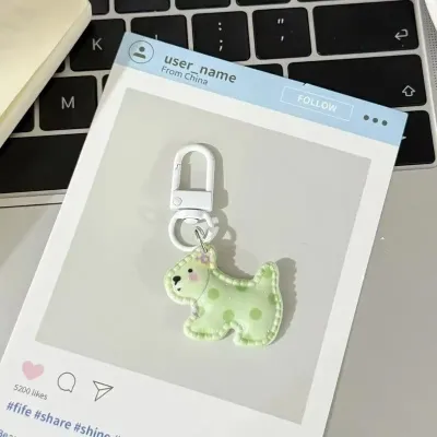 C & K Khuyên chìa khóa hình thú hoạt hình dễ thương cho túi xách và balo quà tặng ngọt ngào dành cho cô gái
