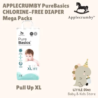 Applecrumby Pure Basic Chlorine Free Premium Baby Diaper