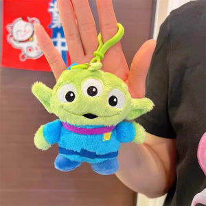 Kawaii Toy Story Alien Plush Toy Backpack Pendant Cartoon & Cute Doll Keyring Soft and Comfortable Accessories Girls Gift Kids Toys