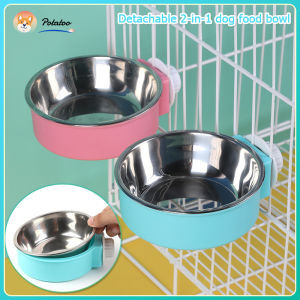 Pet Bowl Dog Bowl Hanging dog bowl stainless hanging dog bowl hanging cat food bowl cat bowl hanging bowl Rabbit Bowl