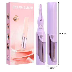 Dorisna Electric Heated Eyelashes Curling Tool Natural Eye Lash Curler Lasting Curling Beauty Tools USB Charging 4 Temperature Mode