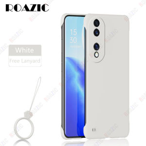 ROAZIC Ốp Điện Thoại Cho Honor 70 5G [Dây Đeo Miễn Phí] Ốp PC Cứng Mỏng Không Khung Ốp Chống Xước Mờ Bảo Vệ Máy Ảnh