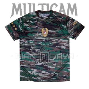 Kaos Loreng Tni Terbaru Loreng Kasad Multicam Logo Bahan Dryfit Jersey Armysupply