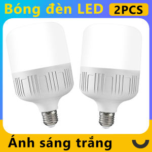 Mua 1 cái  giao 1 cái .Bóng đèn LED trụ 5W 10W 15W 20W Siêu sáng tiết kiệm điện Đuôi đèn E27 sáng Trắng - Bảo hành 12 tháng