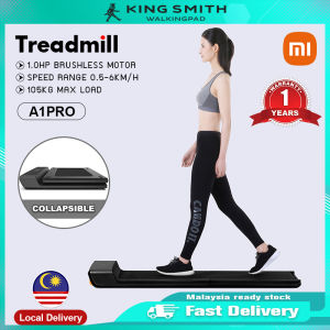KingSmith Treadmill Walking Pad Foldable Treadmill A1 Pro Running Machine Sports Fitness Equipment 6Km/h 2in1 APP Control Brushless Motor Optional Handrail