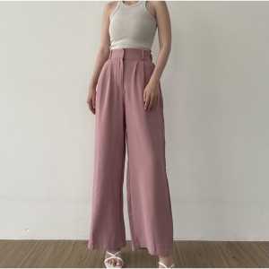 CELANA KULOT CRINKLE HIGHWAIST WANITA LOOSE CULLOTE PANT