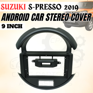 CPA ANDROID CAR STEREO COVER 9INCH SUZUKI S-PRESSO 2019 WITH STEREO WIRE HARNESS POWER CABLE(11487)