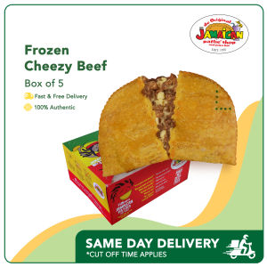 Jamaican Pattie Frozen Cheezy Beef Boxes - Frozen Pattie Meat