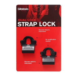 DAddario Guitar Strap Locks Pair Dual-Lock Strap Lock Anti Drop Durable