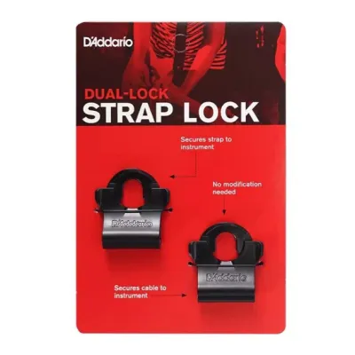 [24H SHIP] DAddario Guitar Strap Locks Pair Dual-Lock Strap Lock Anti Drop Durable