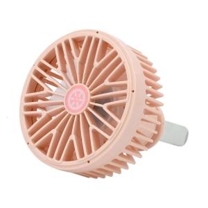 Car Fan 360 Degree Rotatable Cool Colorful LED Lights USB Powered Car Powerful Cooling Air Fan for Car Vent