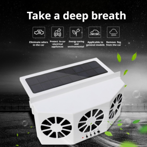 Car Air Circulation Cooler Car Solar Exhaust Fan Cool Car Ventilation Fan